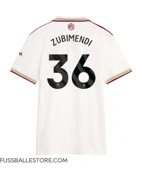 Günstige Arsenal Martin Zubimendi #36 3rd trikot Damen 2025-26 Kurzarm Günstige Arsenal Martin Zubimendi #36 3rd trikot Damen 2025-26 Kurzarm